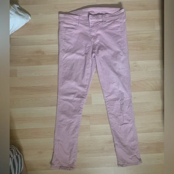 H&M Skinny Pink Lightweight Denim Jeans – Women’s Size 31 - Picture 1 of 3